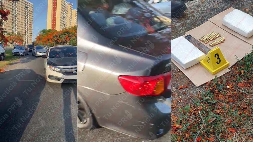  Video: Ocupan 2 kilos de cocaína en carro de hombre acribillado a tiros esta mañana en la Piñero 