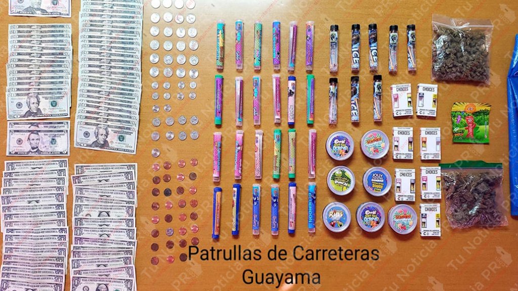  Lo detuvieron por marbete en Guayama y le ocuparon dulces de marihuana 