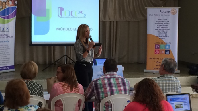 ROTARIOS SE ADIESTRAN PARA CONCIENCIAR EN LA VACUNACIÃN 
DEL VIRUS DEL PAPILOMA HUMANO
