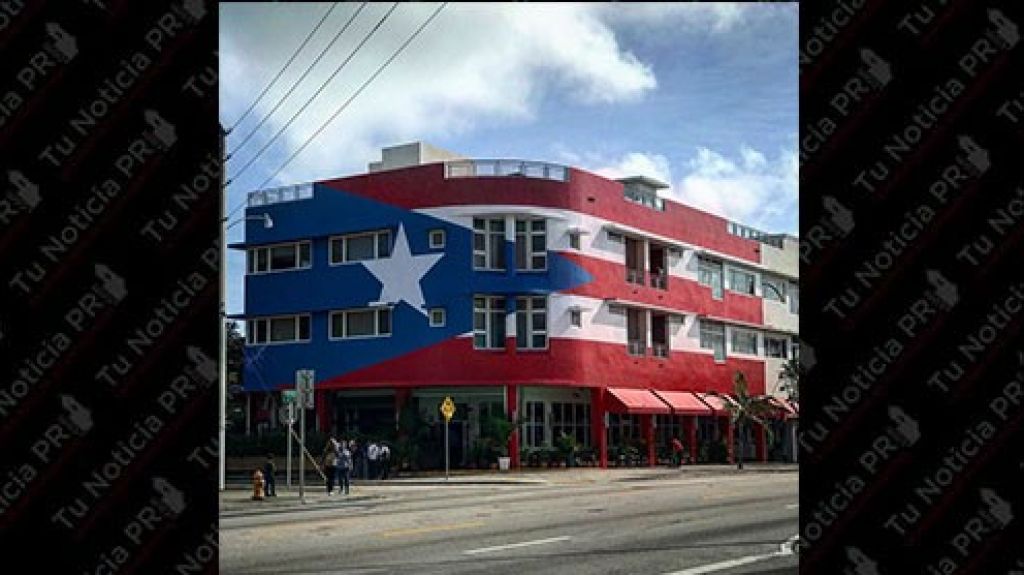  &ldquo;H&eacute;ctor PR&rdquo; no quiere que borren la bandera de Puerto Rico que pint&oacute; en Miami 