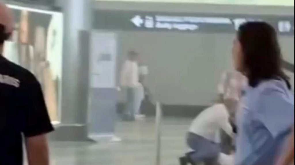  Video: Hombre provoca “Corre y Corre” en aeropuerto italiano 