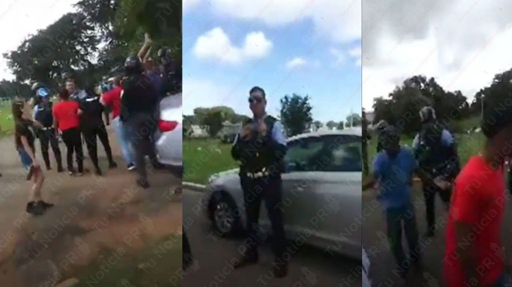  Nuevo video: Dos polic&iacute;as heridos, varios arrestados, armas y autos ocupados durante mot&iacute;n en cementerio de San Juan 