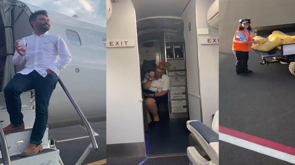  Video: Fueron tantos los cambios en el vuelo que termin&oacute; viajando solo en el avi&oacute;n 