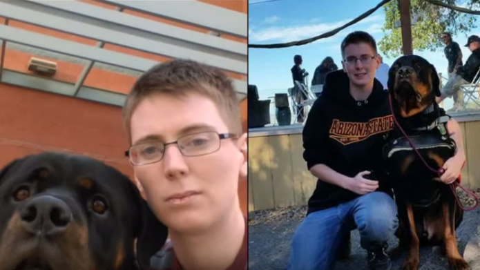 EE.UU.: PolicÃ­a mata a joven con Asperger que se hizo famoso por su video donde le consuela su perro