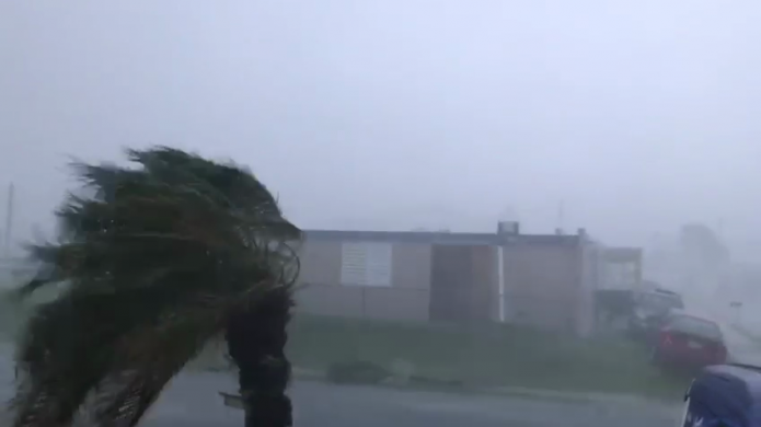 Video: impresionantes vientos de huracÃ¡n en Gurabo