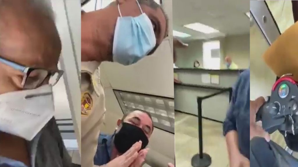  En video “La tragedia” que paso un hombre en silla de rueda en una oficina de hacienda en Ponce 