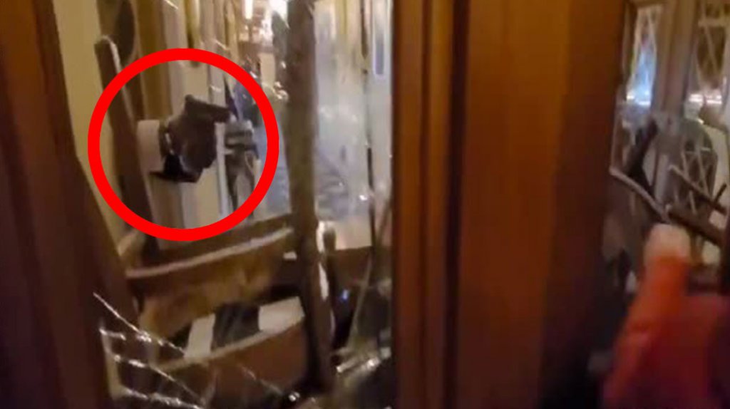  Nuevo video muestra al agente que disparo mortalmente a una mujer en capitolio Estadounidense 