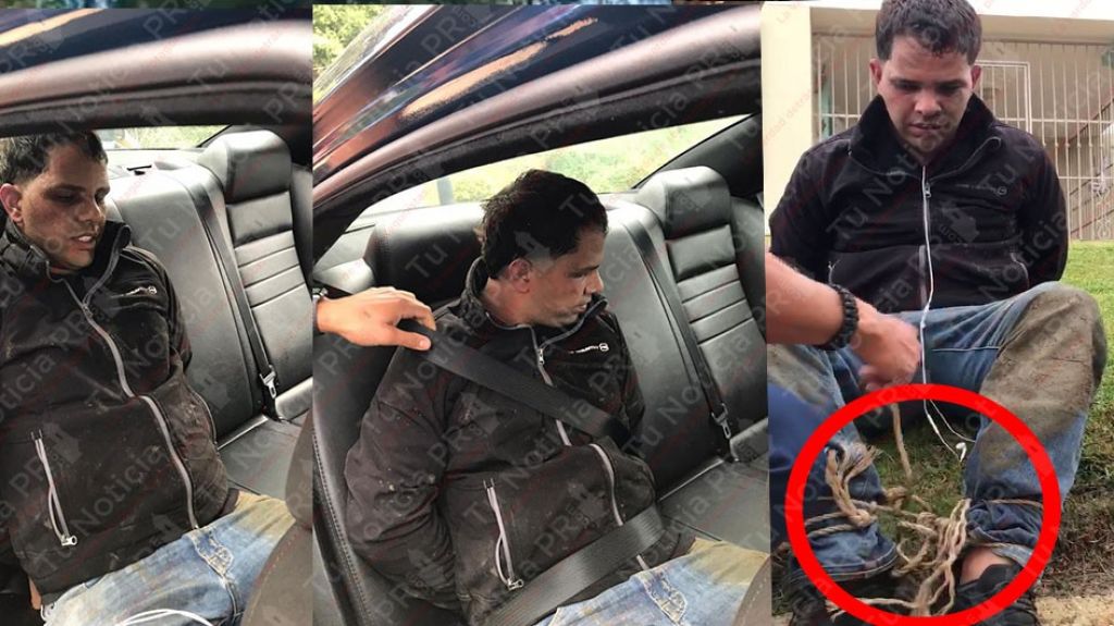  Video: Como si fuera un “Lechón” para navidad, vecinos de Naranjito amarran por las “patas” a un “caco” que escaló residencia 