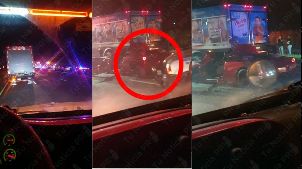  Video: Grave pasajero de un Ferrari que impact&oacute; por detr&aacute;s un cami&oacute;n en Cayey 