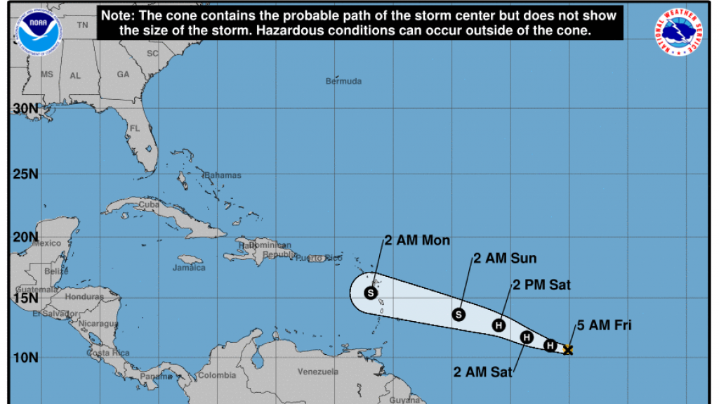  Beryl contin&uacute;a intensific&aacute;ndose, ya es hurac&aacute;n 
