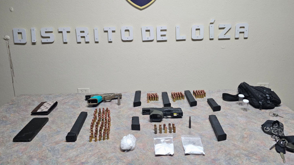  Persecuci&oacute;n en Lo&iacute;za termina con un arrestado y armas ocupadas 