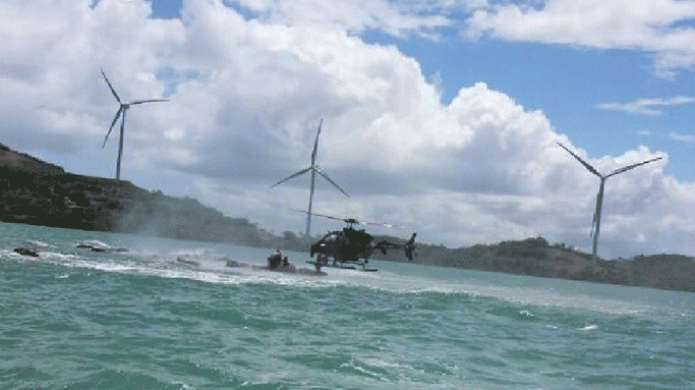  RESCATE MARITIMO POR LA DIVISION AEREA SAN JUAN Y 
EMBARCACION C-69 CON PERSONAL DE HUMACAO 
