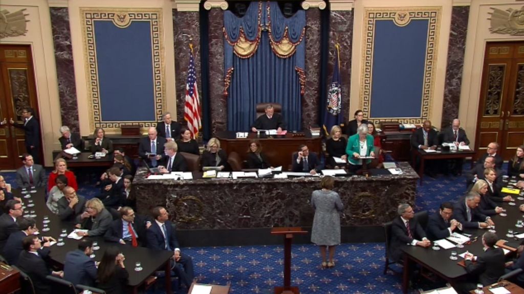  Trump sale airoso del "impeachment" al ser absuelto por el Senado 