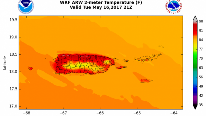 Intenso calor y bruma sobre nuestra zona