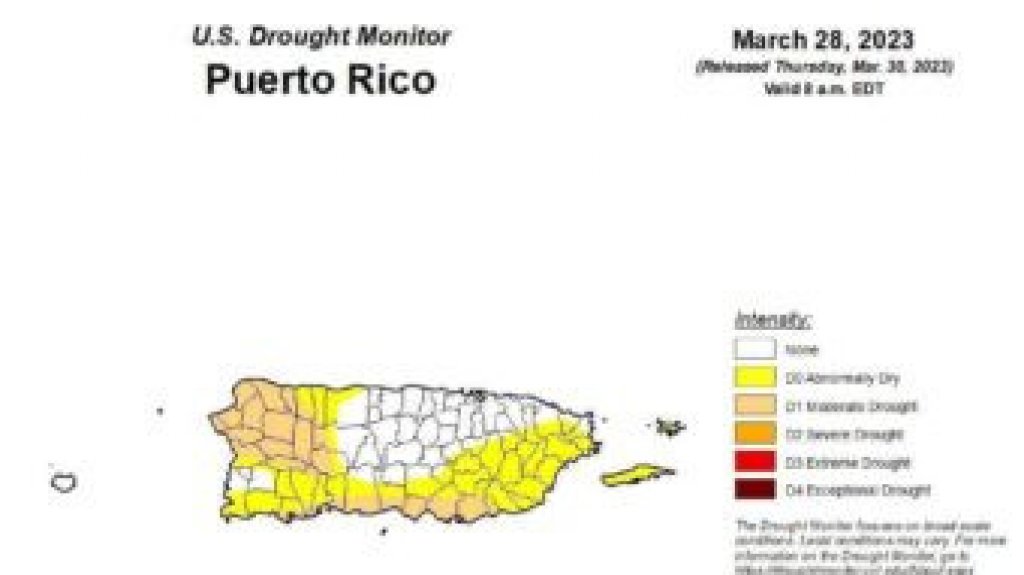  Un 38 % de Puerto Rico está bajo condiciones de sequía 