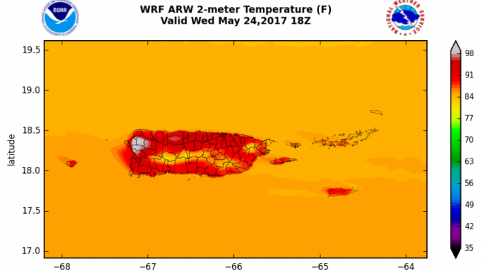 ContinÃºa el intenso calor y la presencia de bruma