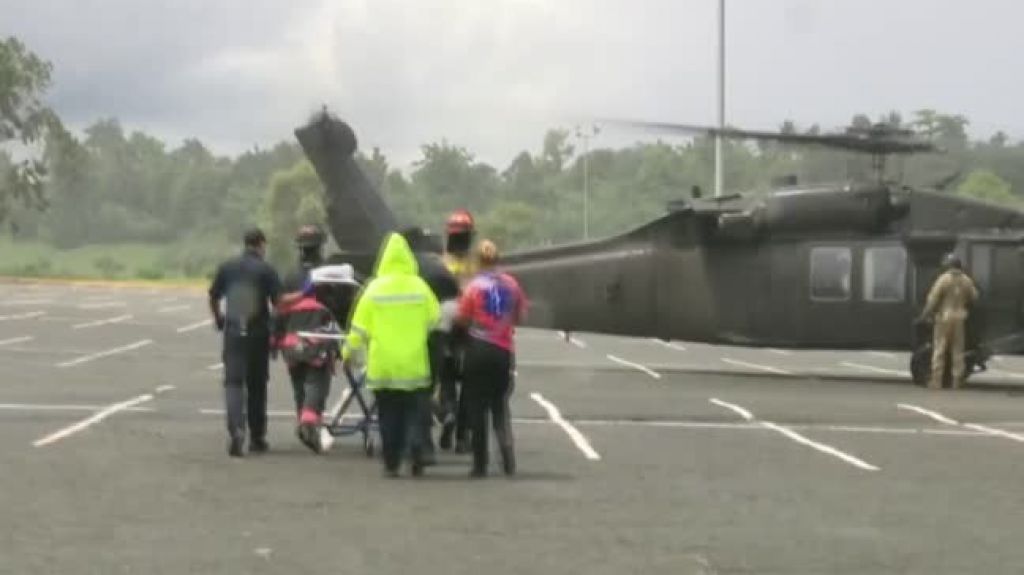  Video: Bebé de tres semanas es trasladado por helicóptero de la Guardia Nacional desde Vieques a hospital en Carolina 