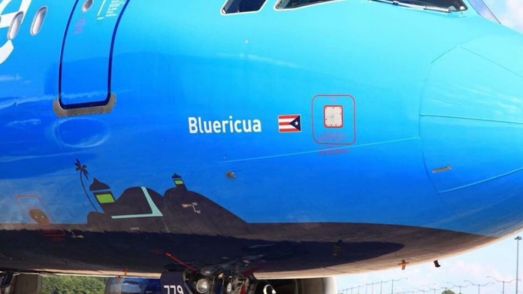JetBlue pinta avión con un diseño especial para Puerto Rico