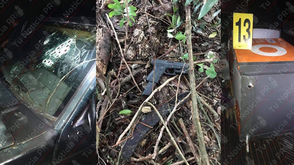  Persecuci&oacute;n y tiros en Vega Alta termina con 3 arrestados que andaba con un ATM robada 