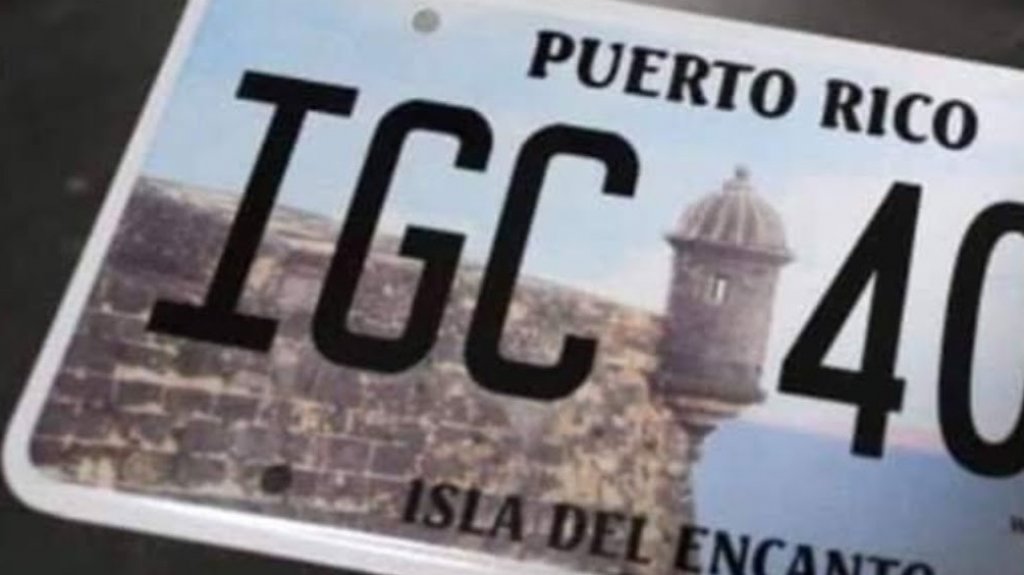  Le cambian su tablilla por la de un auto robado en Caguas 