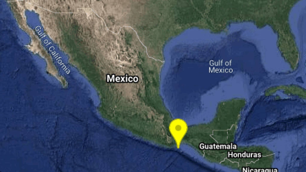  Se registra un sismo de magnitud 5,5 al suroeste de M&eacute;xico 