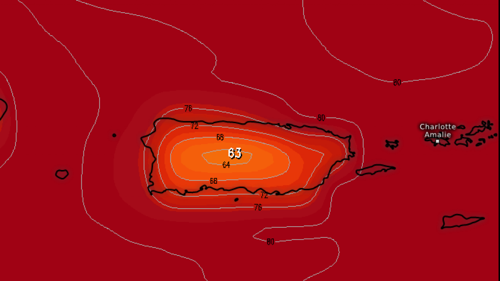 Lluvias aisladas y temperaturas frescas durante el fin de semana