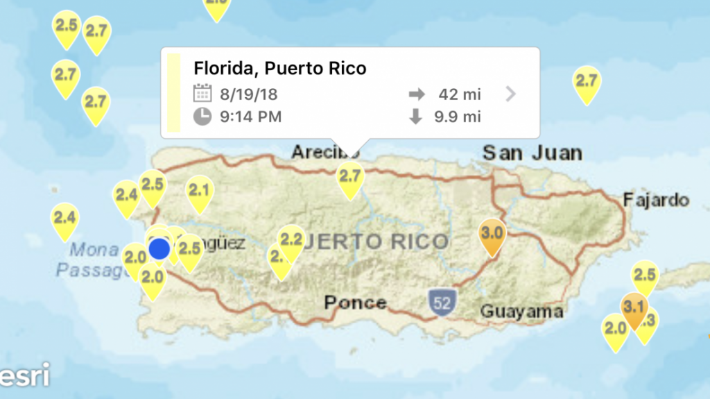  Leve temblor es reportado como sentido a trav&eacute;s del centro y norte del pa&iacute;s 