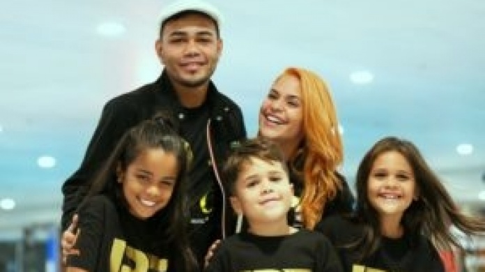 Feliz recibimiento para el nuevo campeÃ³n JesÃºs Rojas