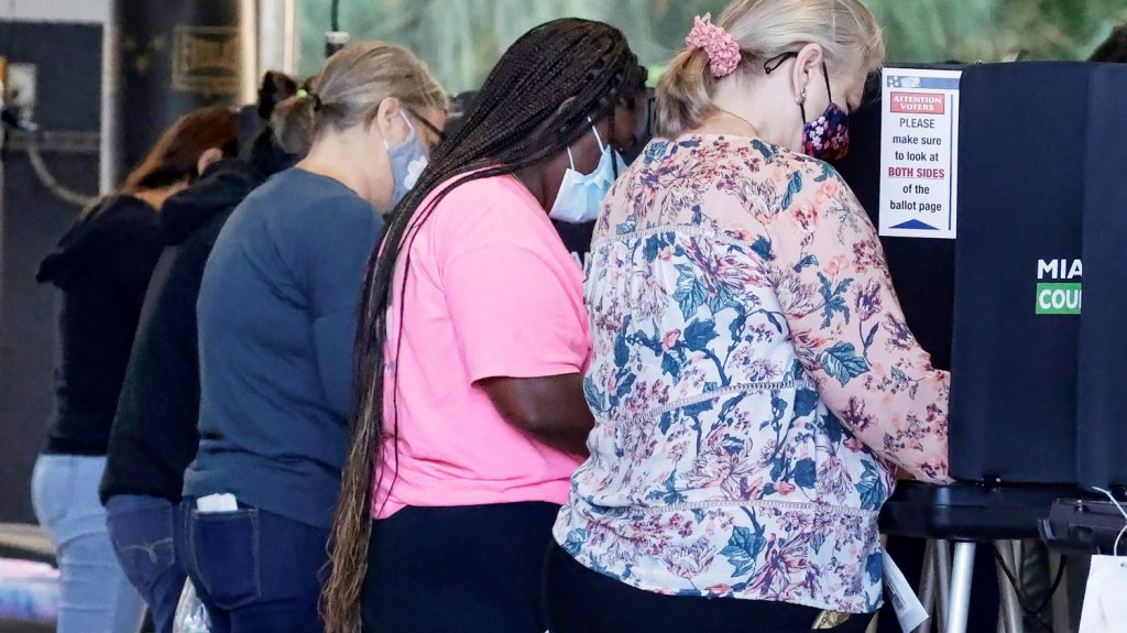  El entusiasmo de los floridanos por votar llega al gran d&iacute;a 