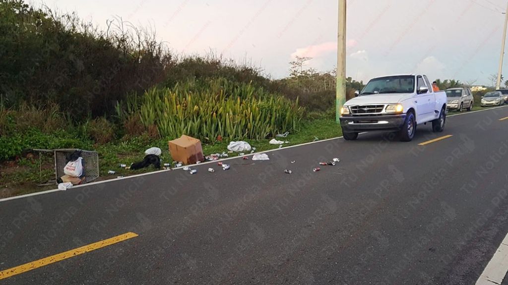  A sus 80 a&ntilde;os recog&iacute;a latas con un carrito de compras, pero muri&oacute; al ser impactado por un auto en Camuy 