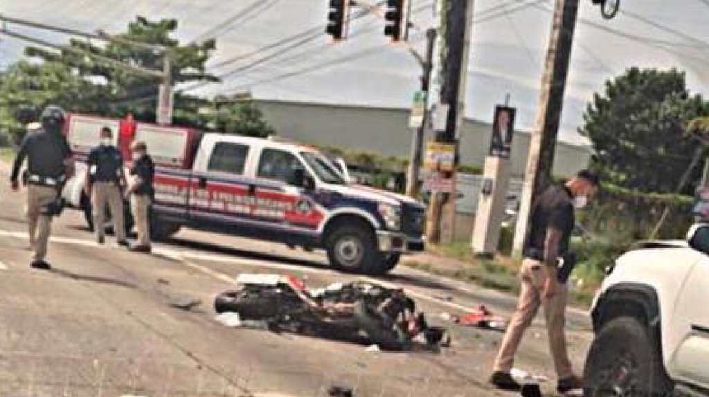  Fotos: Muere Menor de 17 a&ntilde;os tiroteado mientras conduc&iacute;a una motora frente a Monte Hatillo 