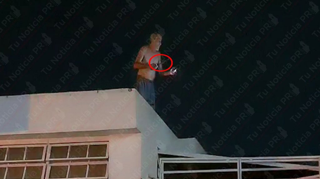  En video momento en que hombre cuchillo en mano amenazaba con quitase la vida 