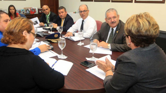 Se reune Mayitya con el Superintendente de la PolicÃ­a