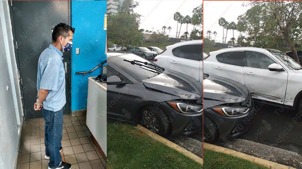 Video Los “pillaron” robando en “Home Depot” de Montehiedra se dieron a la fuga chocan un carro