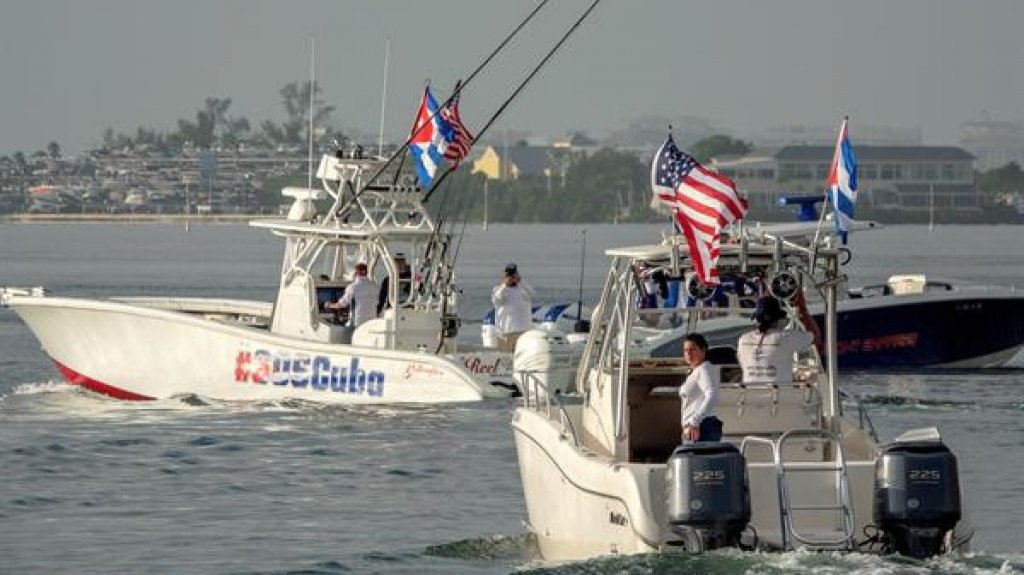  Flotilla regresa a Miami tras lanzar fuegos artificiales cerca de Cuba 