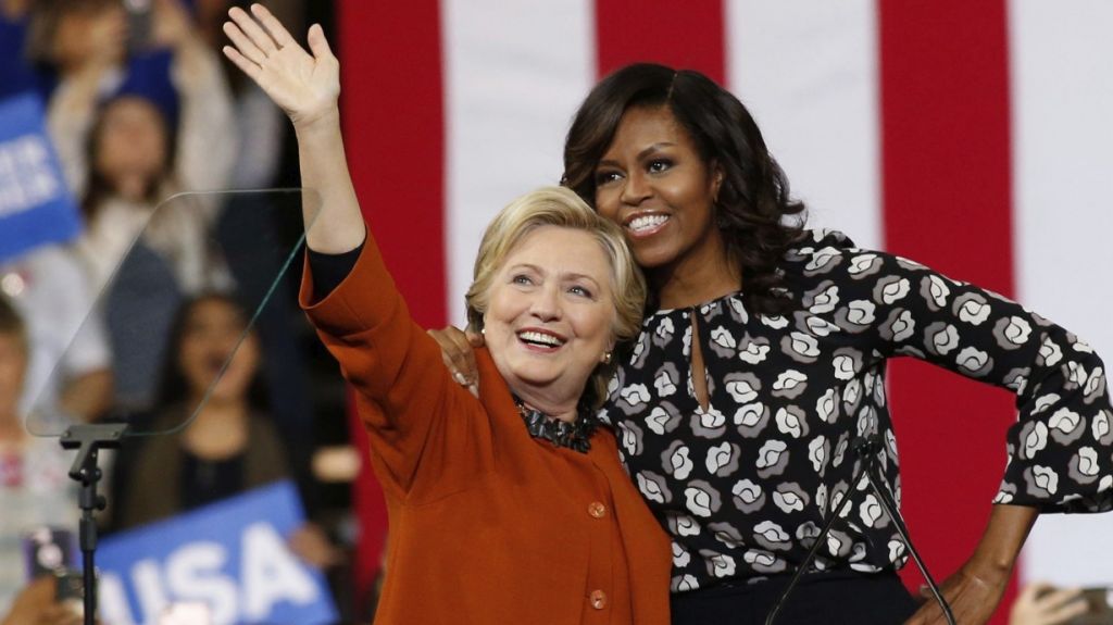 Michelle Obama desbanca a Hillary Clinton como mujer m&aacute;s admirada en el pa&iacute;s 