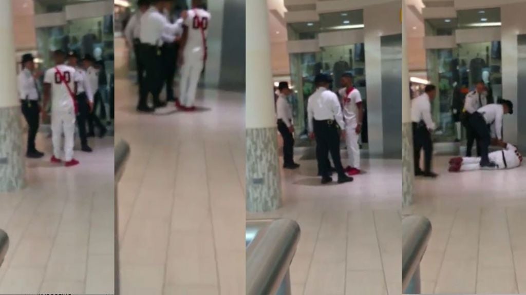  Video: Guardia de seguridad en Centro comercial de Ponce Achoca a un guapetón de un puño 