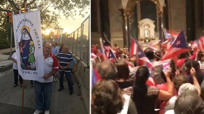 Impresionante video: Llevan a cabo Misa puertorriqueÃ±a en Filadelfia, Pennsylvania