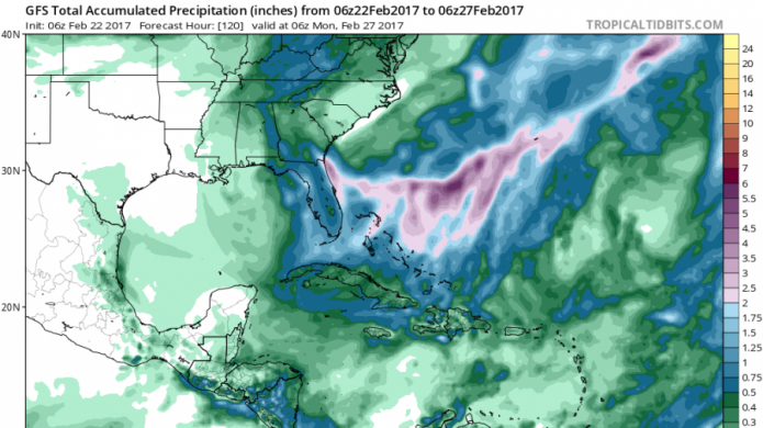 Poca acumulaciÃ³n de lluvia en los prÃ³ximos dÃ­as...