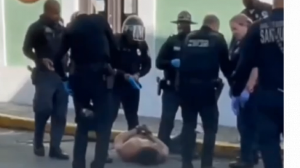  Video: Momento en que Municipales de San Juan arrestan a hombre que padece de sus facultades mentales 