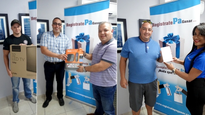 Primeros ganadores de RegÃ­strate Pa Ganar reciben su premio 