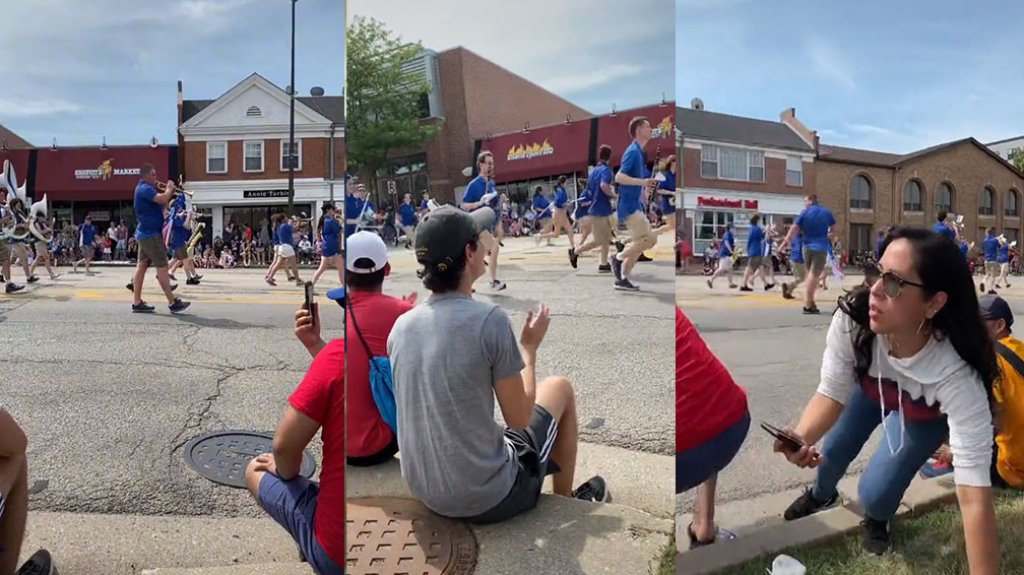  Video del momento que comienza tiroteo que dejó 6 muertos y 24 heridos en un desfile del 4 de julio en Illinois 