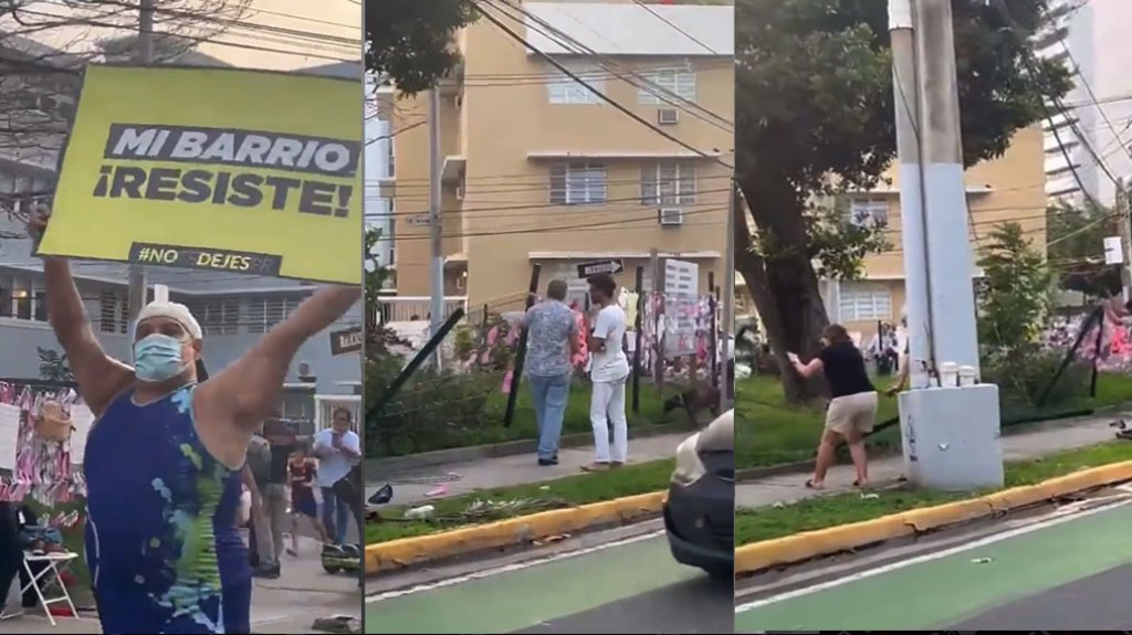  Video: Derrumban la verja de parque que vendieron en Condado 