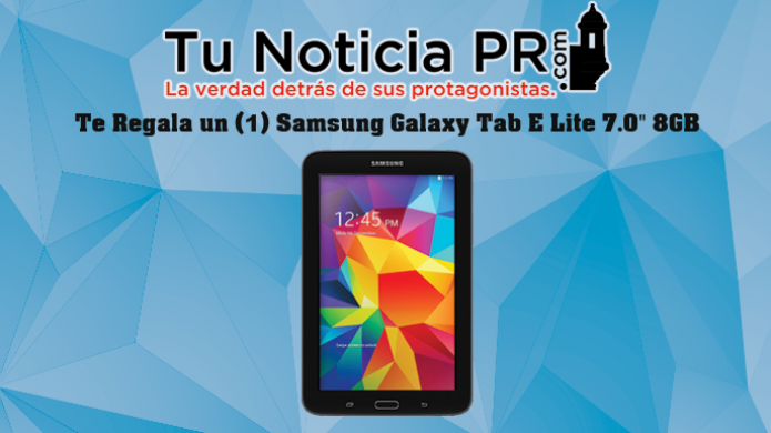RegÃ­strate y Gana una Tablet Samsung Galaxy "Gratis" 