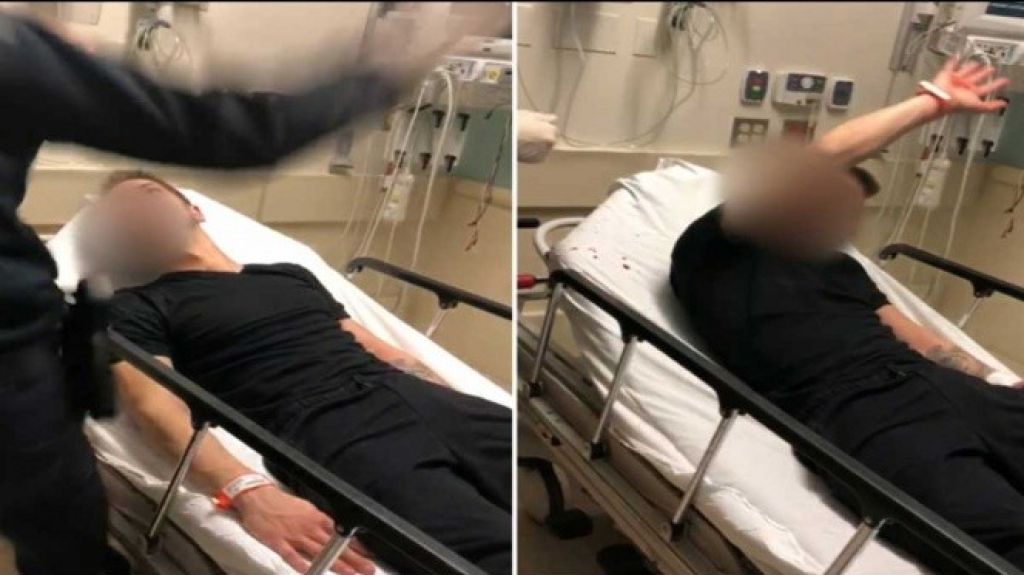  Video:Polic&iacute;a va a la c&aacute;rcel por brutal agresi&oacute;n a un paciente suicida 