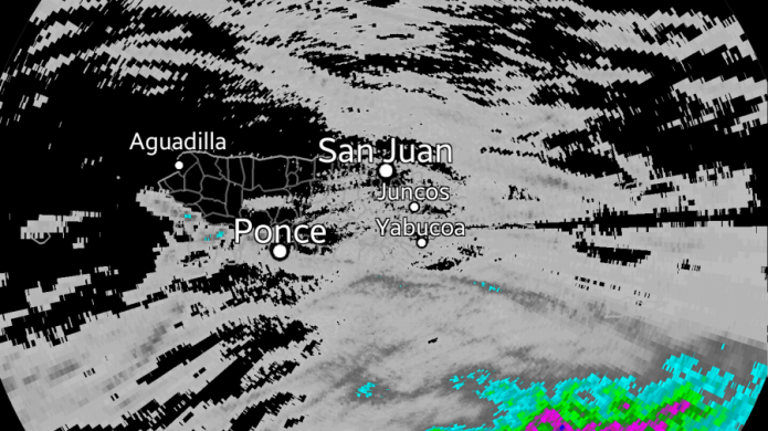 Cayeron hasta 4.7 pulgadas de lluvia sobre el mar Caribe. Â¿CuÃ¡nto sobre tierra?