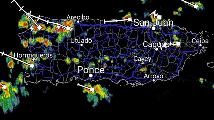 Se esperan tronadas y aguaceros durante la tarde en gran parte de la isla
