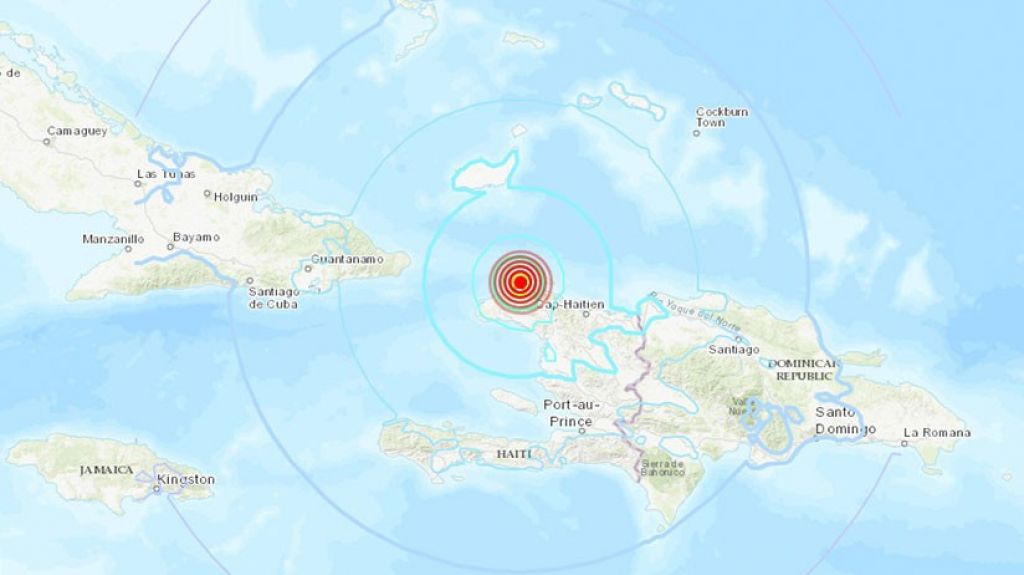  Un terremoto de magnitud 5,9 sacude el noroeste de Hait&iacute; 