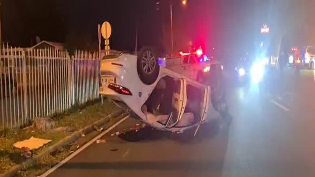  Video: Se registra accidente con veh&iacute;culo volcado en Levittown 