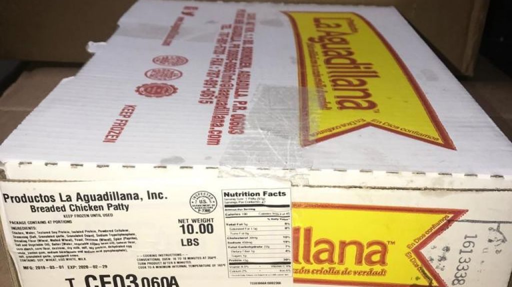  La Aguadillana retira voluntariamente producto producido para comedores escolares 